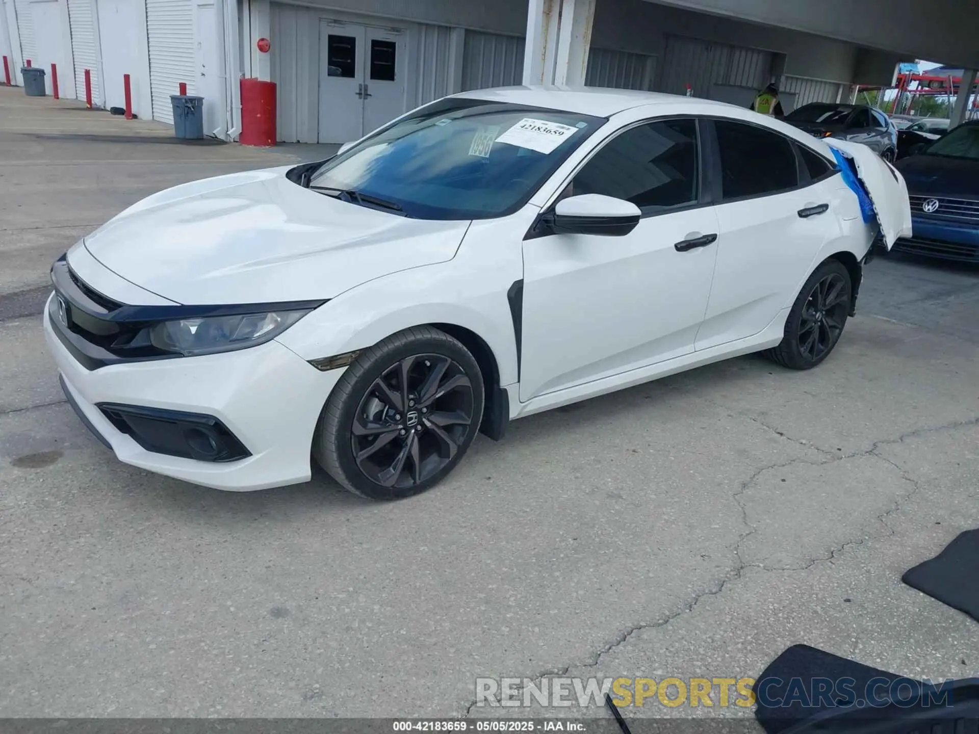 2 Photograph of a damaged car 19XFC2F83LE006171 HONDA CIVIC 2020