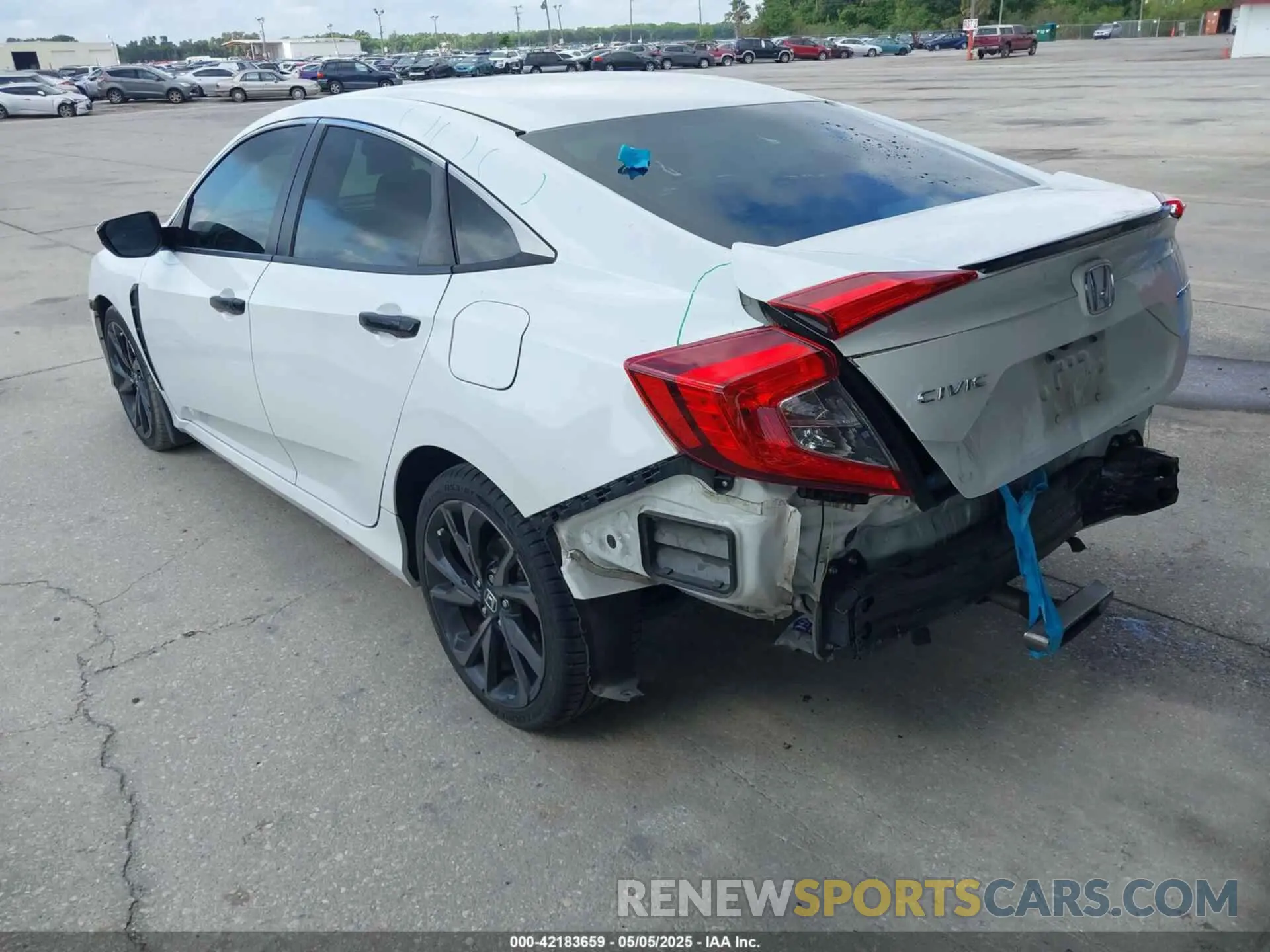 3 Photograph of a damaged car 19XFC2F83LE006171 HONDA CIVIC 2020