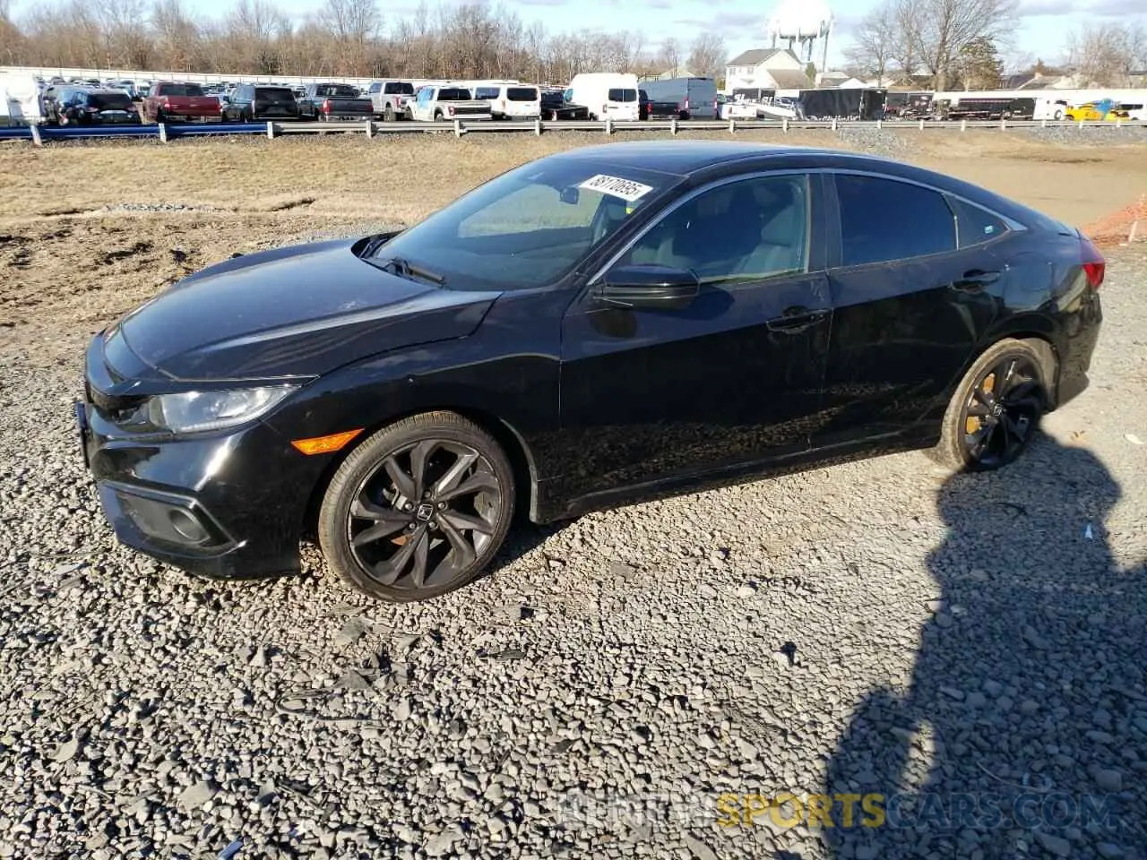 1 Photograph of a damaged car 19XFC2F83LE211893 HONDA CIVIC 2020