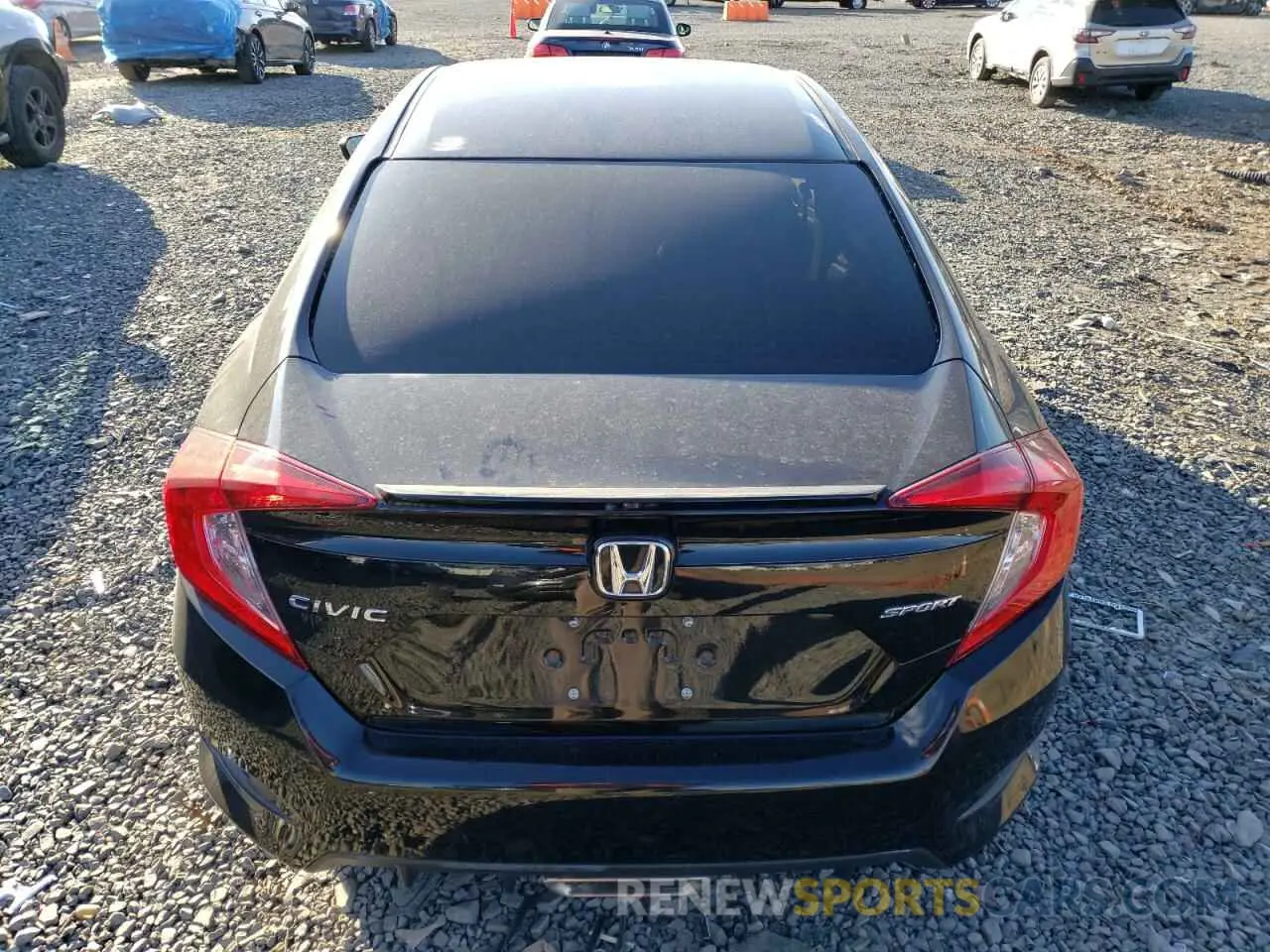 6 Photograph of a damaged car 19XFC2F83LE211893 HONDA CIVIC 2020