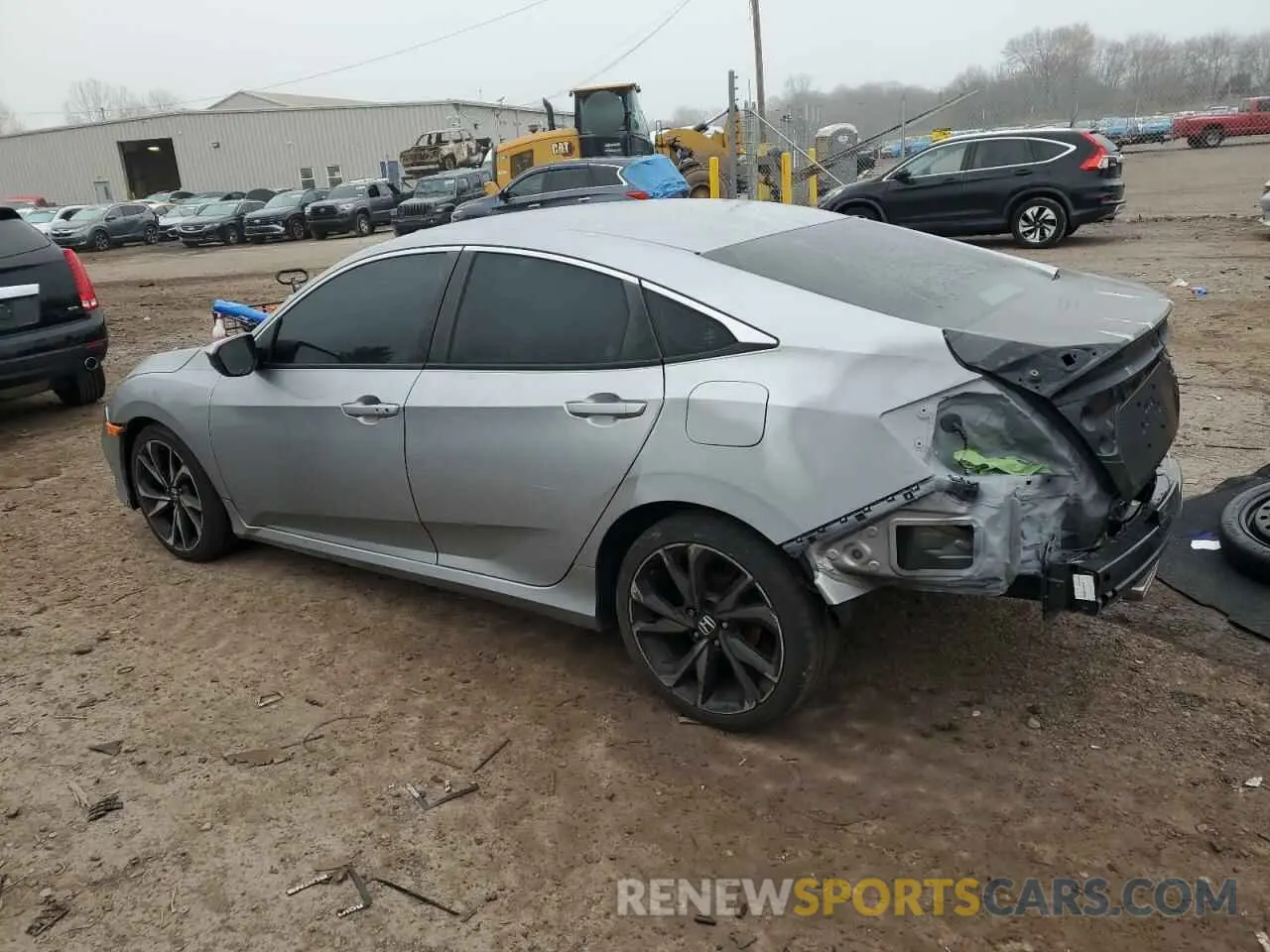 2 Photograph of a damaged car 19XFC2F83LE213756 HONDA CIVIC 2020