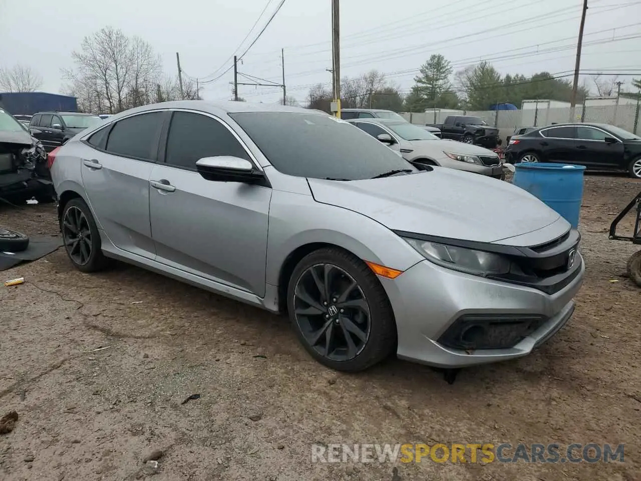 4 Photograph of a damaged car 19XFC2F83LE213756 HONDA CIVIC 2020