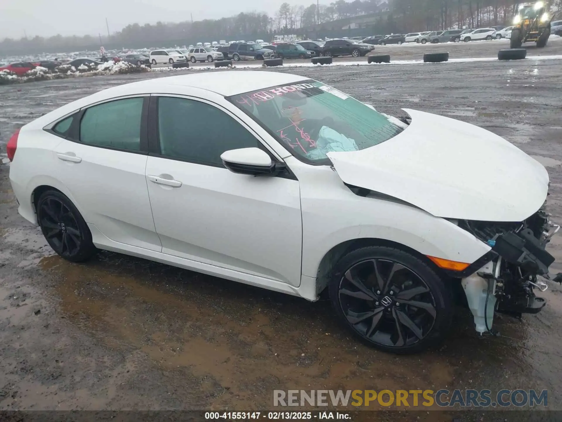 13 Фотография поврежденного автомобиля 19XFC2F83LE215734 HONDA CIVIC 2020