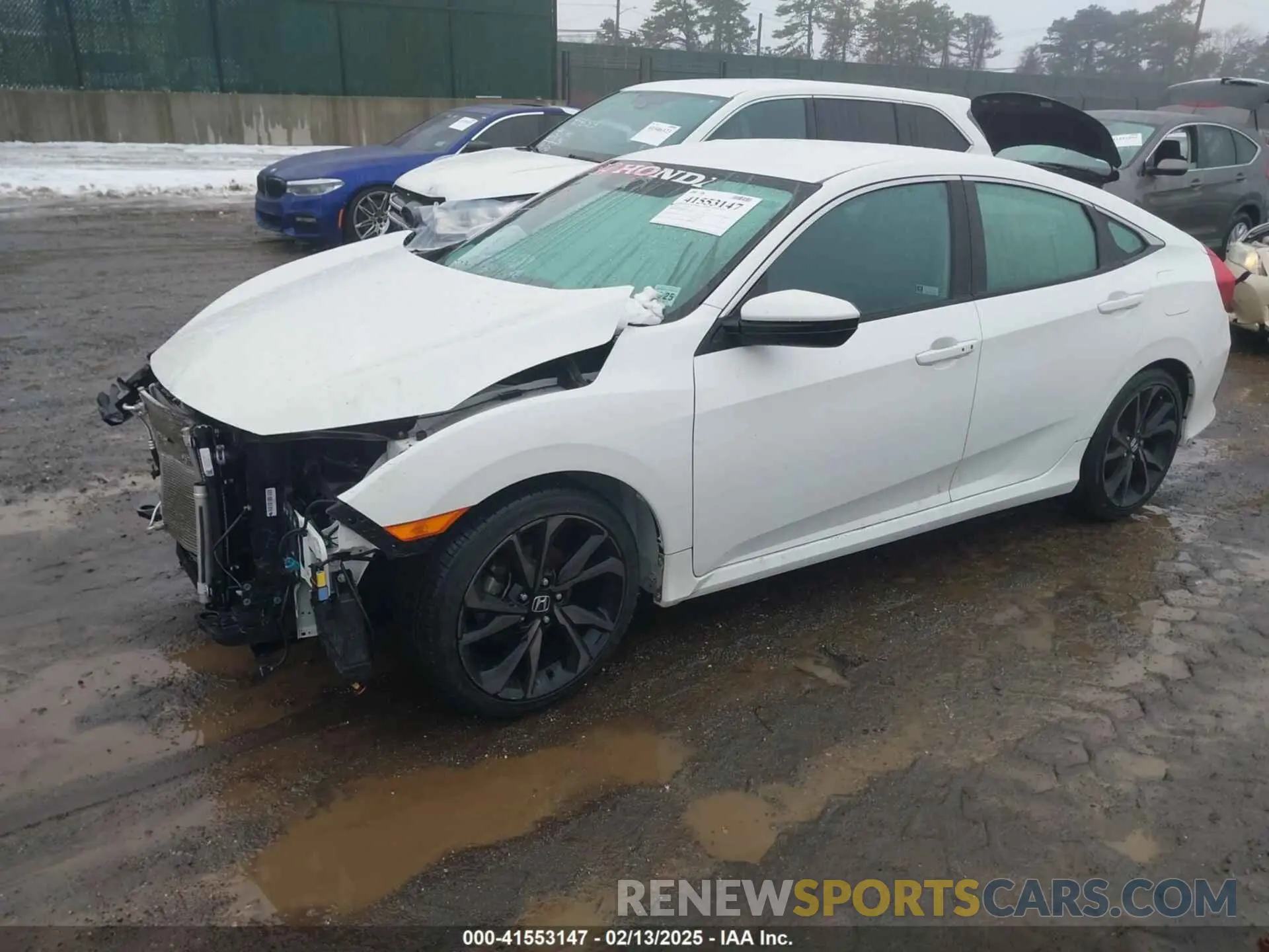 2 Фотография поврежденного автомобиля 19XFC2F83LE215734 HONDA CIVIC 2020