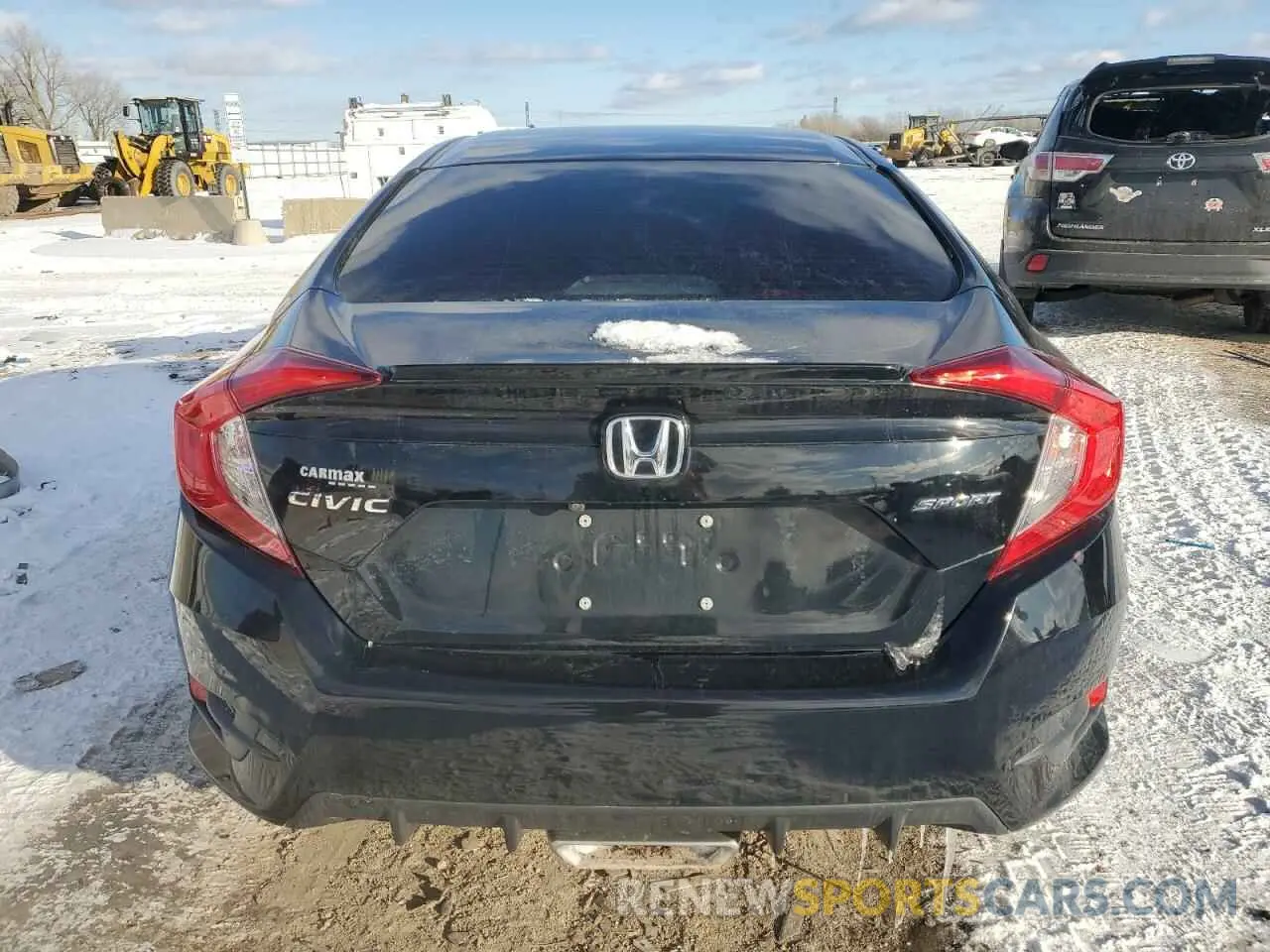 6 Photograph of a damaged car 19XFC2F84LE025411 HONDA CIVIC 2020