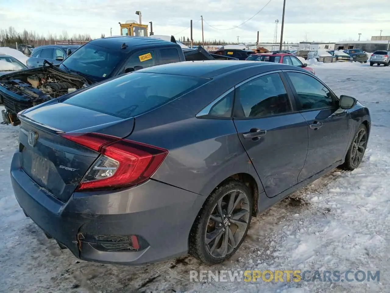 3 Photograph of a damaged car 19XFC2F85LE011730 HONDA CIVIC 2020