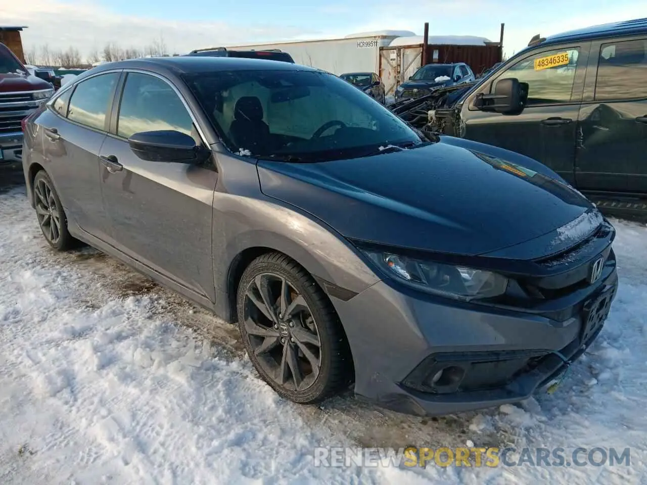 4 Photograph of a damaged car 19XFC2F85LE011730 HONDA CIVIC 2020