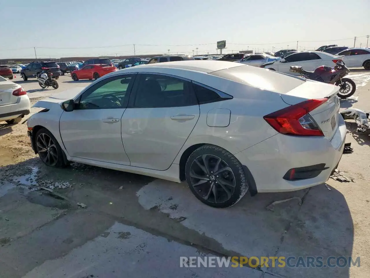 2 Photograph of a damaged car 19XFC2F85LE019102 HONDA CIVIC 2020