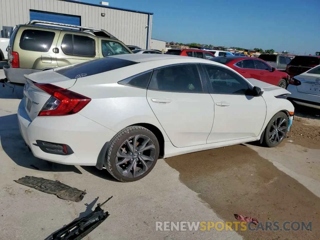 3 Photograph of a damaged car 19XFC2F85LE019102 HONDA CIVIC 2020