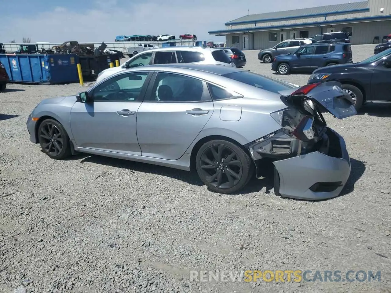 2 Фотография поврежденного автомобиля 19XFC2F85LE029368 HONDA CIVIC 2020