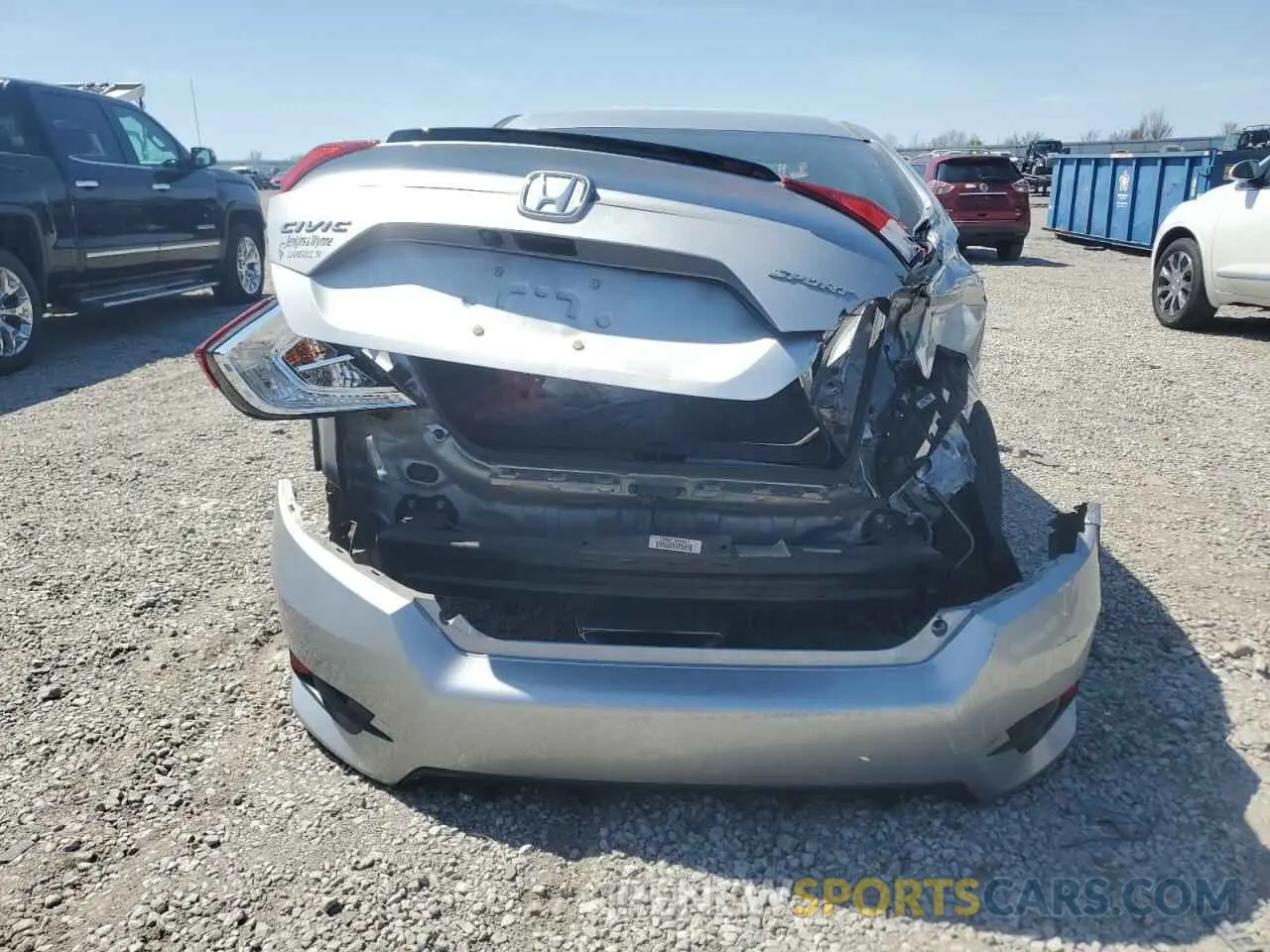 6 Фотография поврежденного автомобиля 19XFC2F85LE029368 HONDA CIVIC 2020