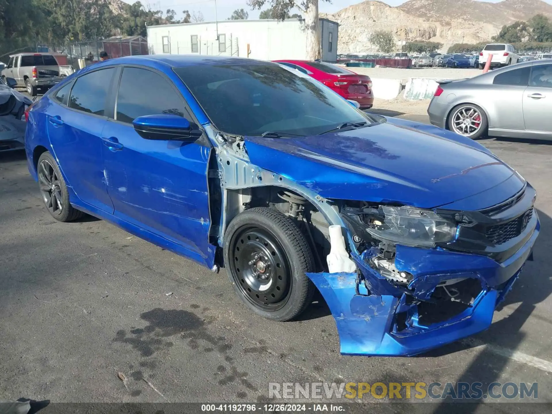 1 Photograph of a damaged car 19XFC2F85LE205545 HONDA CIVIC 2020