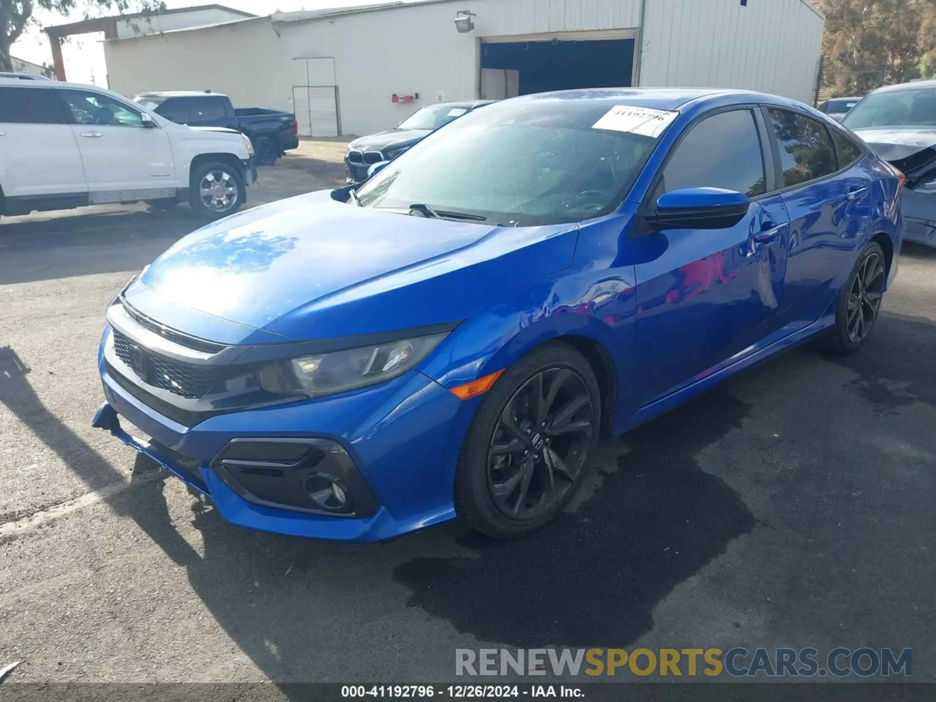 2 Photograph of a damaged car 19XFC2F85LE205545 HONDA CIVIC 2020