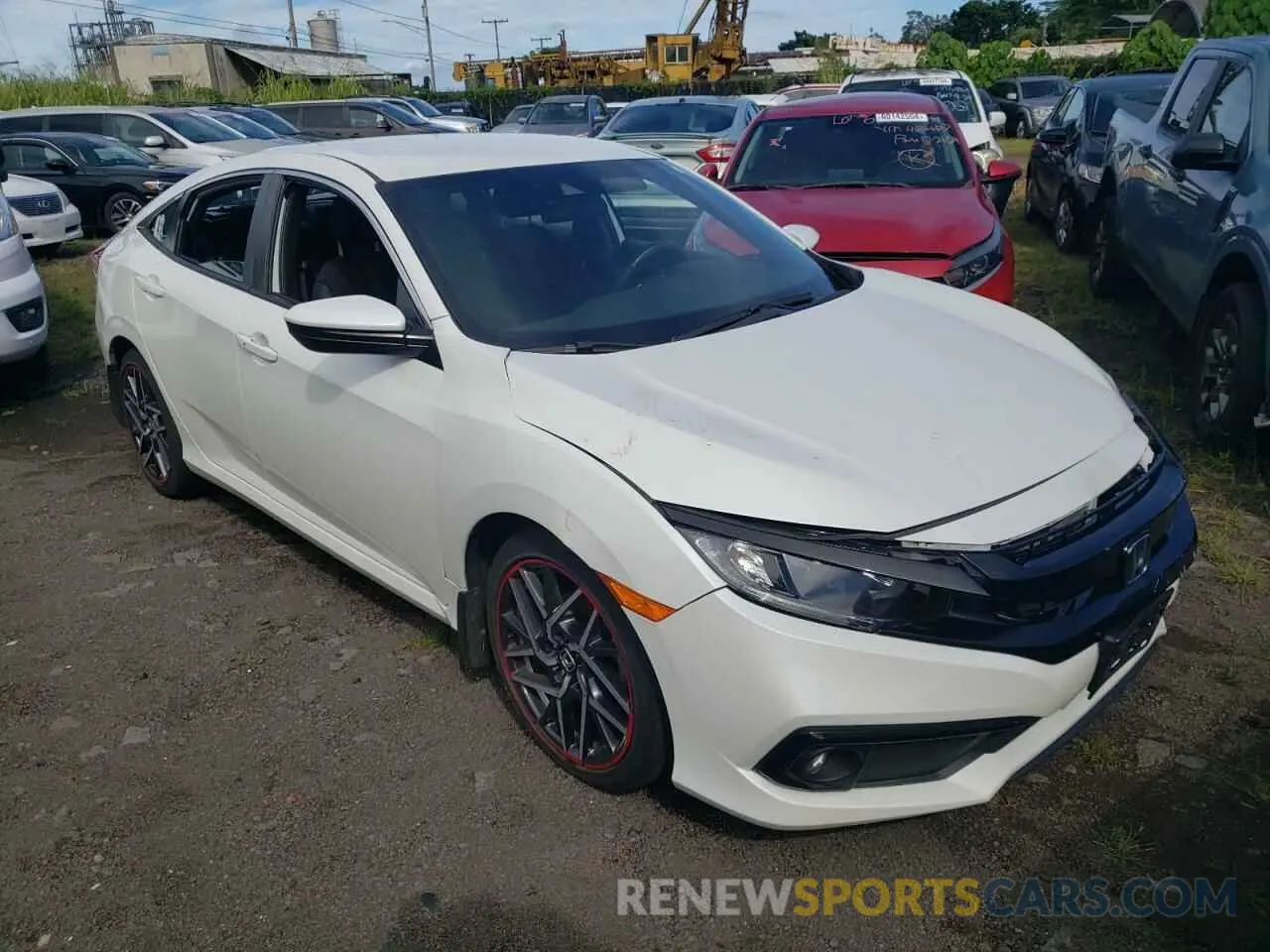 4 Фотография поврежденного автомобиля 19XFC2F86LE021215 HONDA CIVIC 2020
