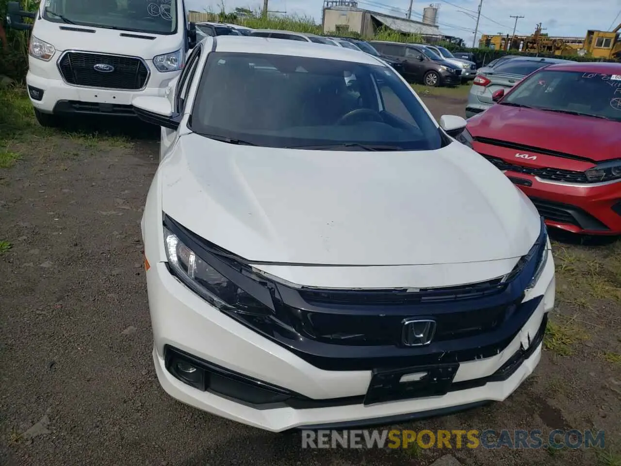 5 Фотография поврежденного автомобиля 19XFC2F86LE021215 HONDA CIVIC 2020