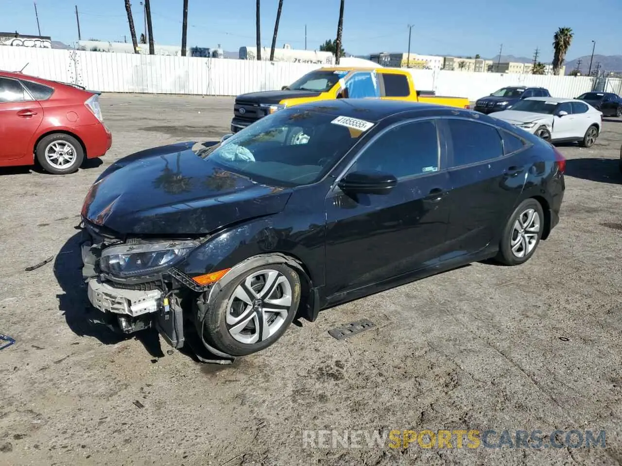1 Фотография поврежденного автомобиля 19XFC2F86LE208406 HONDA CIVIC 2020
