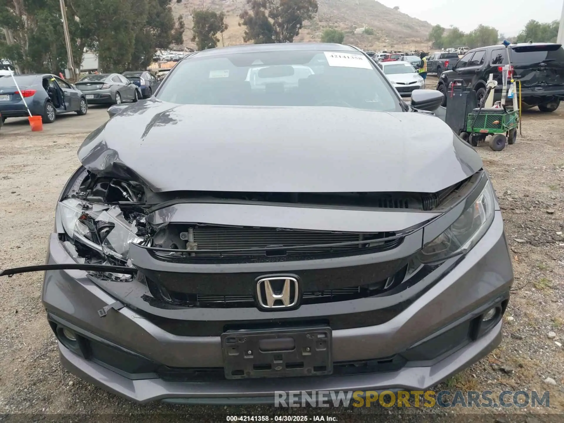 12 Photograph of a damaged car 19XFC2F86LE214660 HONDA CIVIC 2020