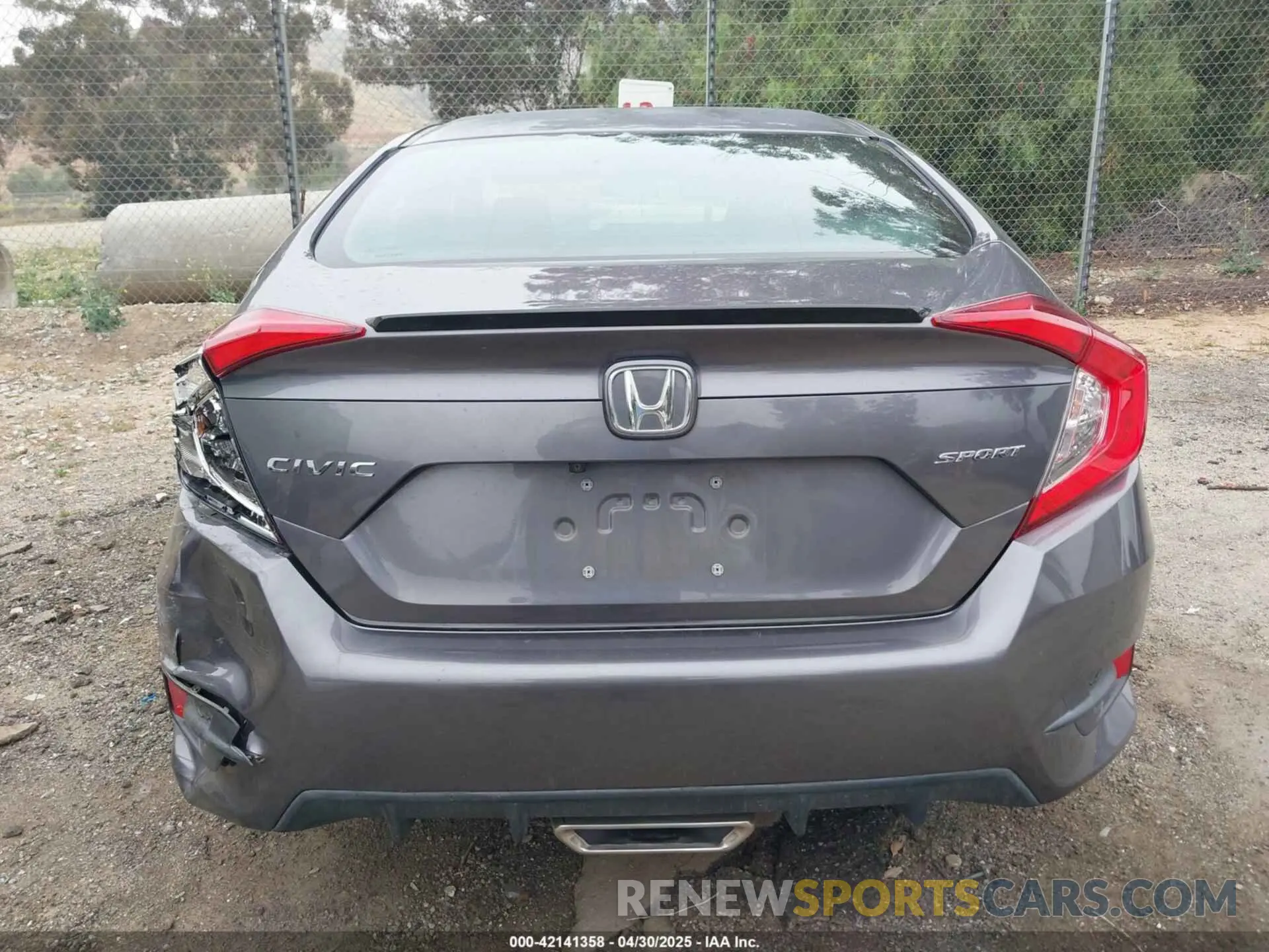 16 Photograph of a damaged car 19XFC2F86LE214660 HONDA CIVIC 2020