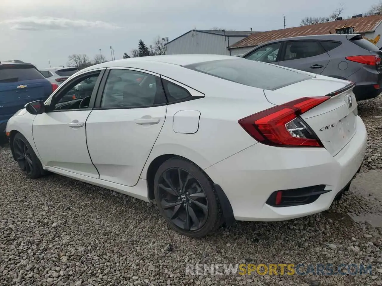 2 Photograph of a damaged car 19XFC2F87LE008280 HONDA CIVIC 2020