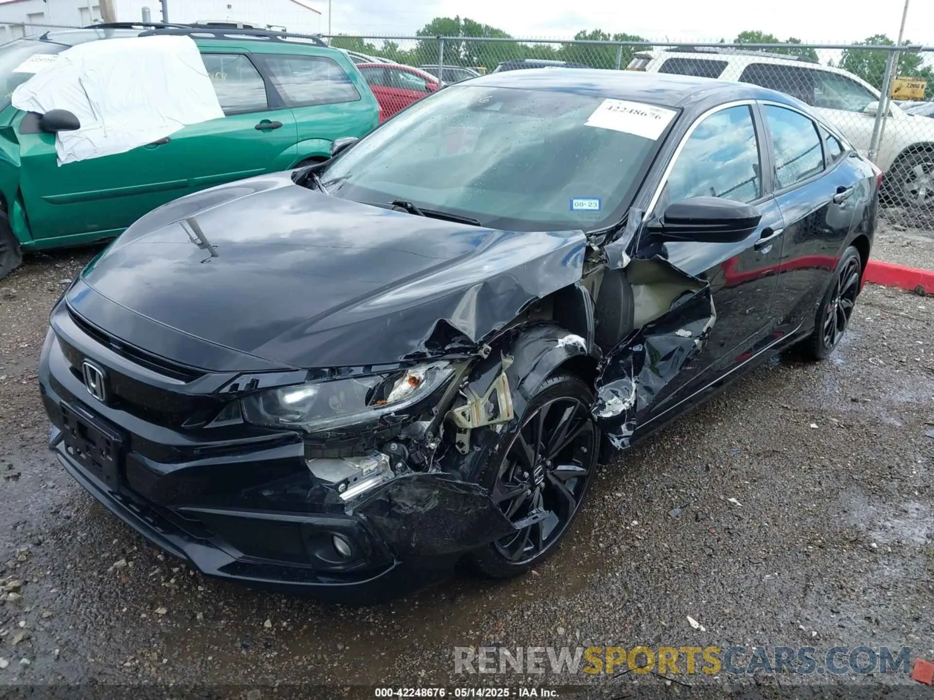 2 Фотография поврежденного автомобиля 19XFC2F87LE020008 HONDA CIVIC 2020
