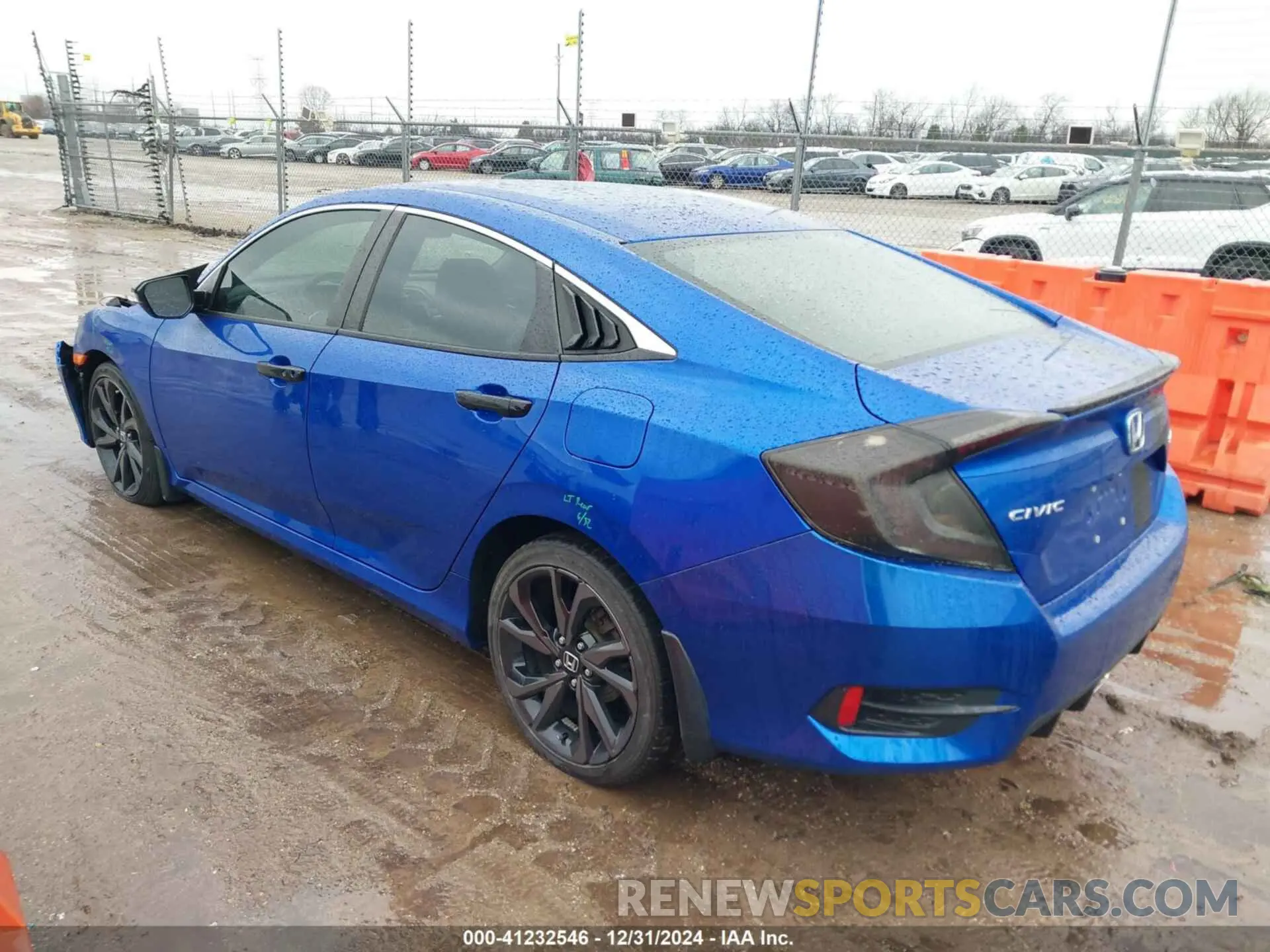 3 Photograph of a damaged car 19XFC2F87LE022647 HONDA CIVIC 2020