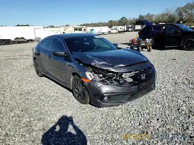 10 Фотография поврежденного автомобиля 19XFC2F87LE215610 HONDA CIVIC 2020