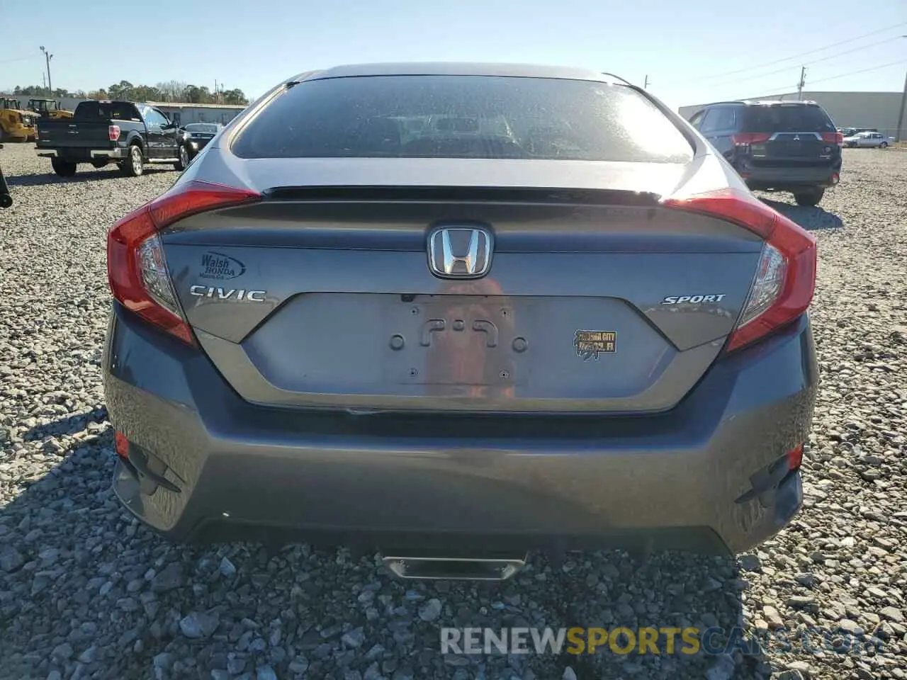 6 Фотография поврежденного автомобиля 19XFC2F87LE215610 HONDA CIVIC 2020