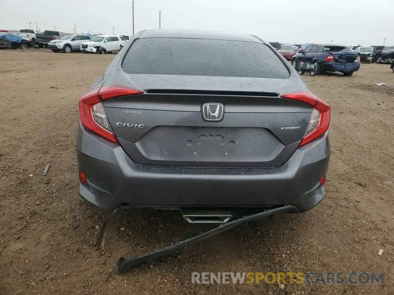 6 Фотография поврежденного автомобиля 19XFC2F88LE001533 HONDA CIVIC 2020