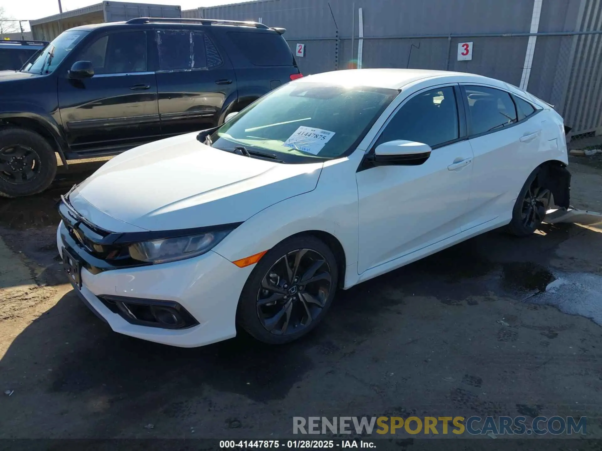 2 Photograph of a damaged car 19XFC2F88LE203496 HONDA CIVIC 2020