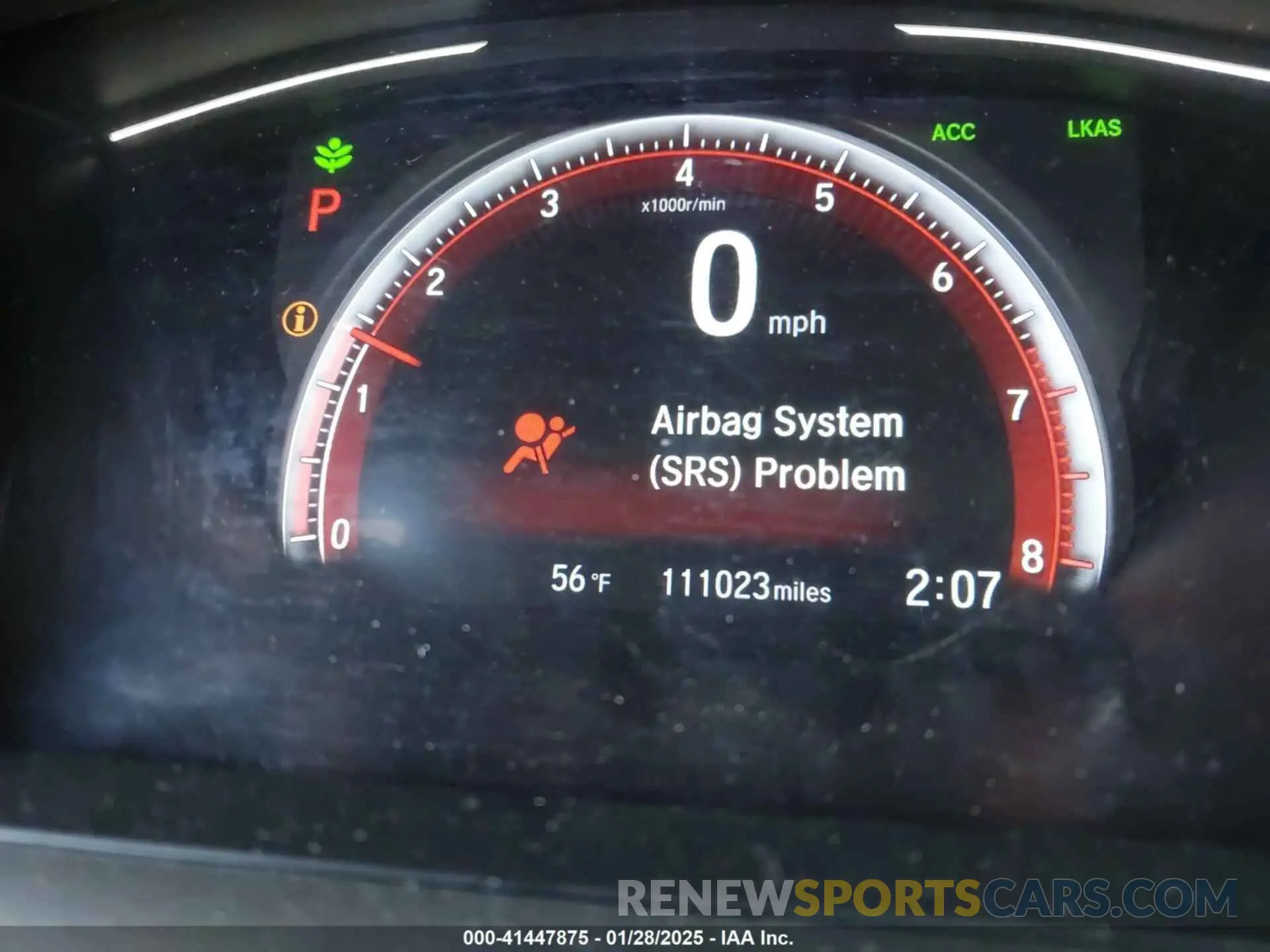 7 Photograph of a damaged car 19XFC2F88LE203496 HONDA CIVIC 2020