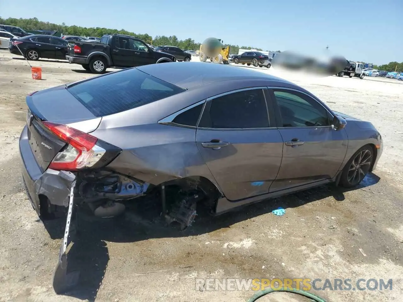 3 Фотография поврежденного автомобиля 19XFC2F89LE005672 HONDA CIVIC 2020