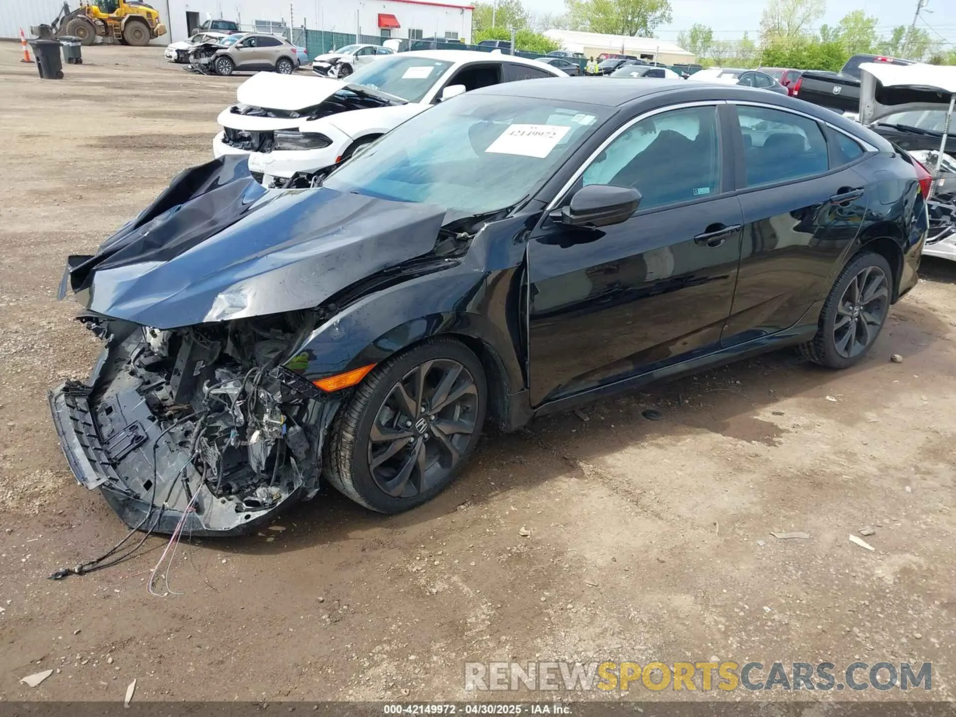 2 Фотография поврежденного автомобиля 19XFC2F89LE016266 HONDA CIVIC 2020