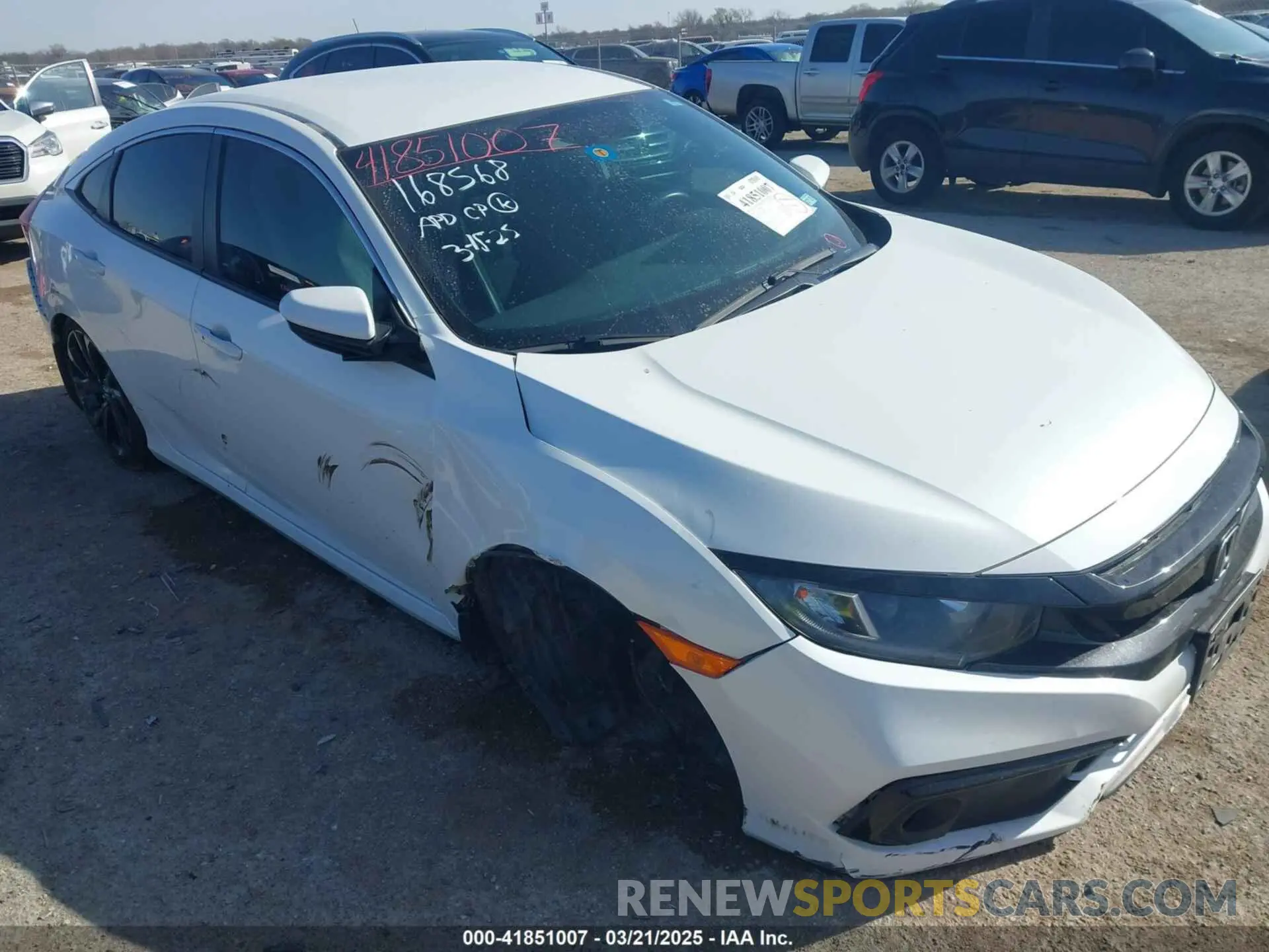 6 Photograph of a damaged car 19XFC2F8XLE016325 HONDA CIVIC 2020