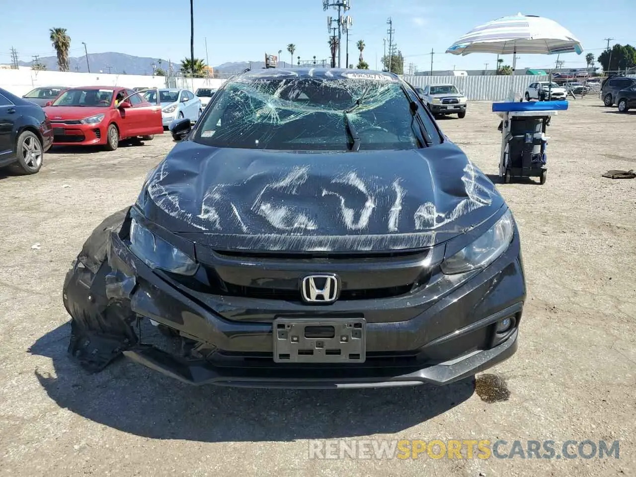 5 Photograph of a damaged car 19XFC2F8XLE215150 HONDA CIVIC 2020