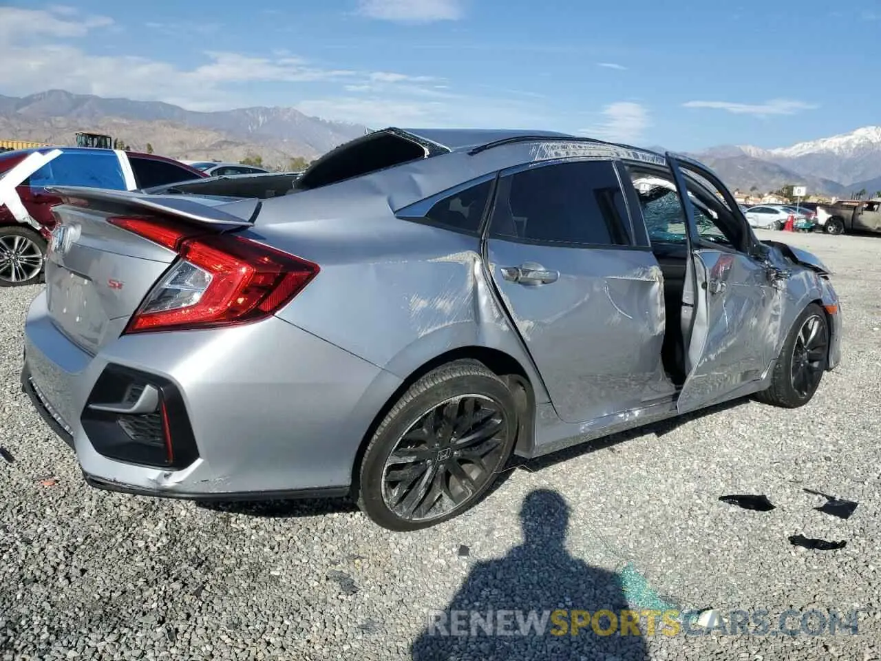 3 Photograph of a damaged car 2HGFC1E51LH706505 HONDA CIVIC 2020