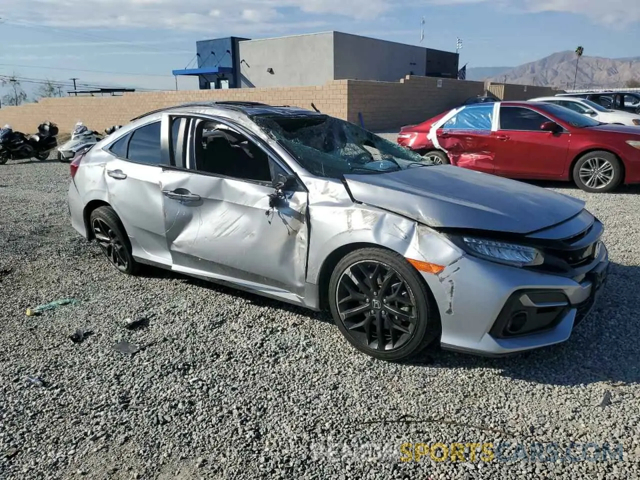 4 Photograph of a damaged car 2HGFC1E51LH706505 HONDA CIVIC 2020