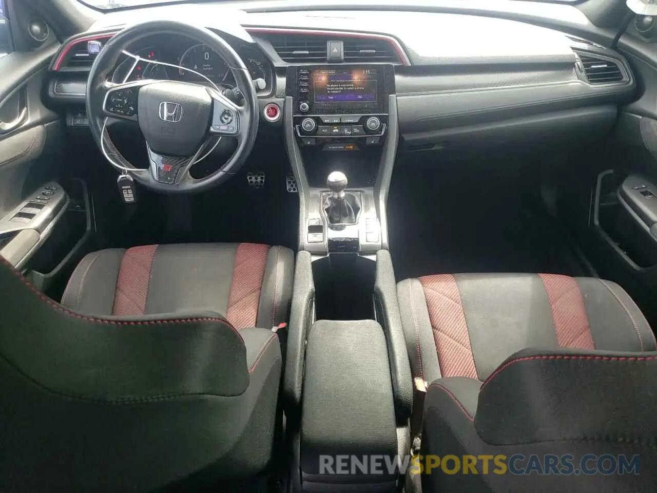 8 Фотография поврежденного автомобиля 2HGFC1E55LH703459 HONDA CIVIC 2020