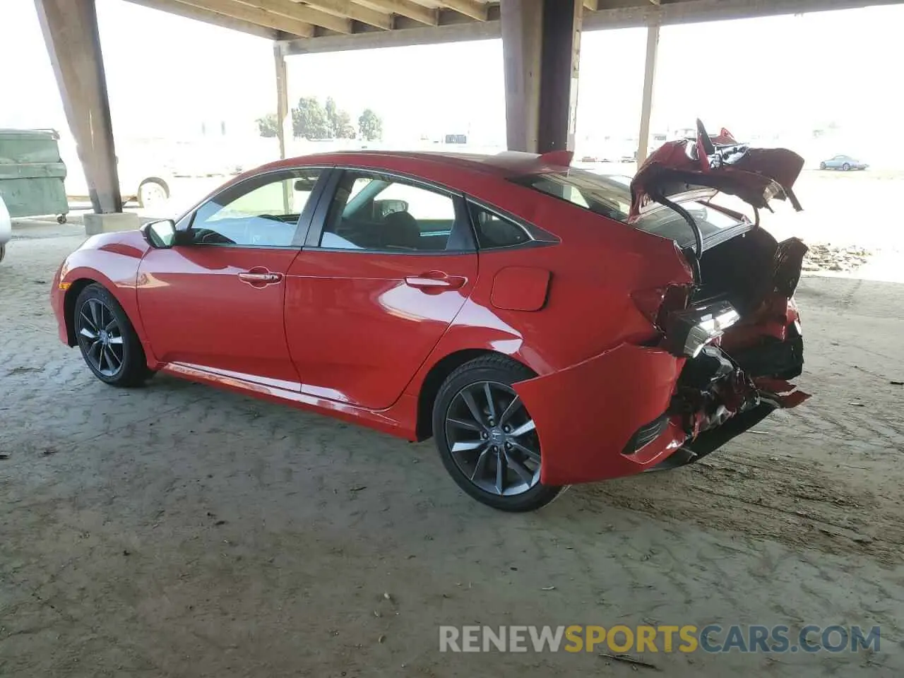 2 Photograph of a damaged car 2HGFC1F33LH680082 HONDA CIVIC 2020