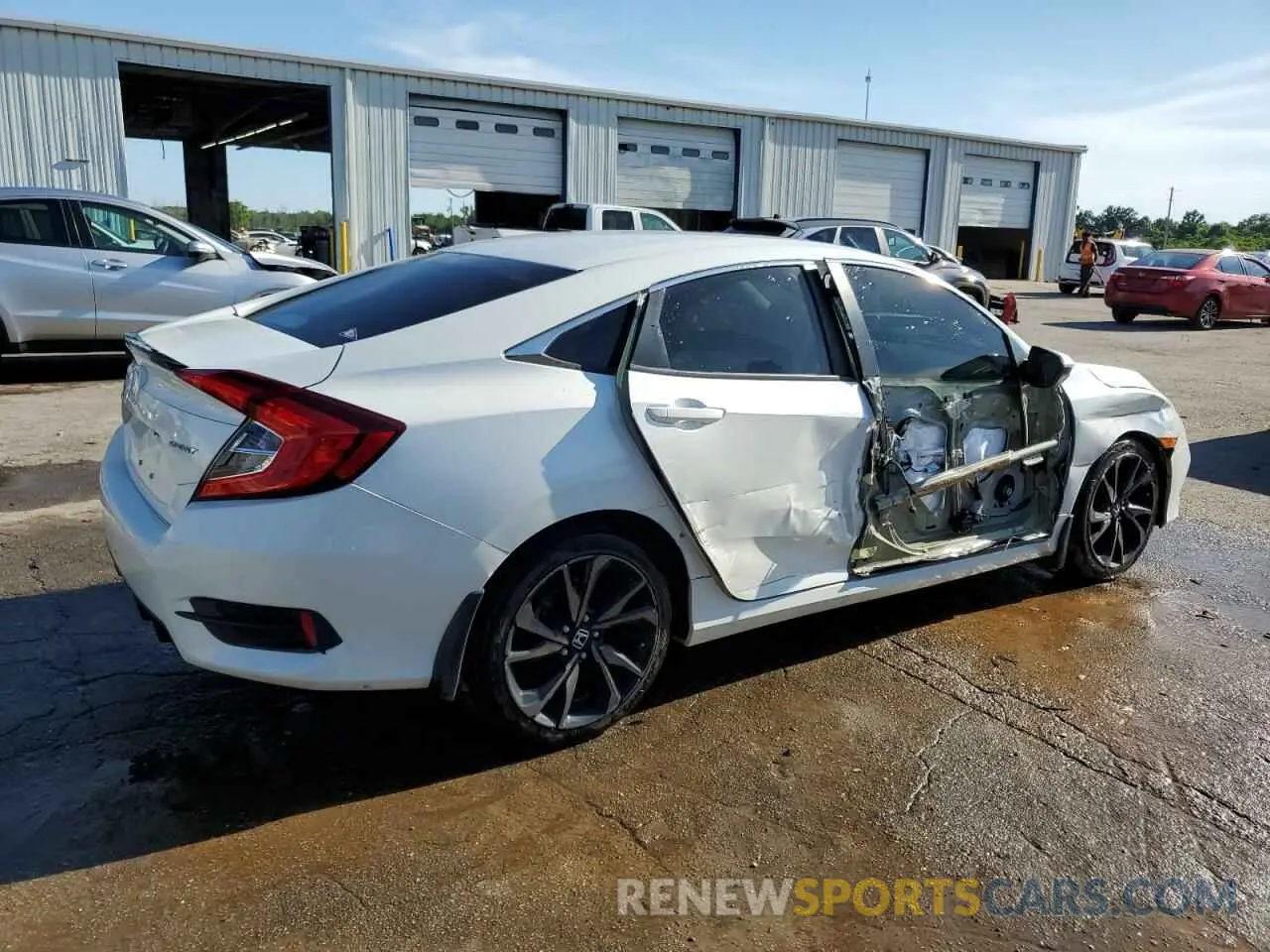 3 Photograph of a damaged car 2HGFC2E80LH505176 HONDA CIVIC 2020