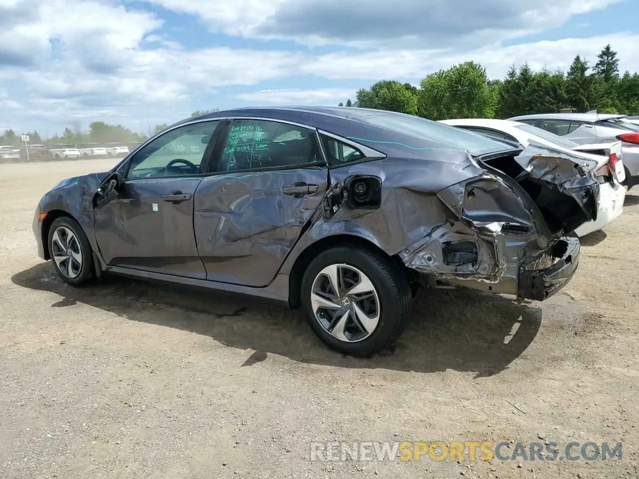 2 Photograph of a damaged car 2HGFC2F50LH020444 HONDA CIVIC 2020