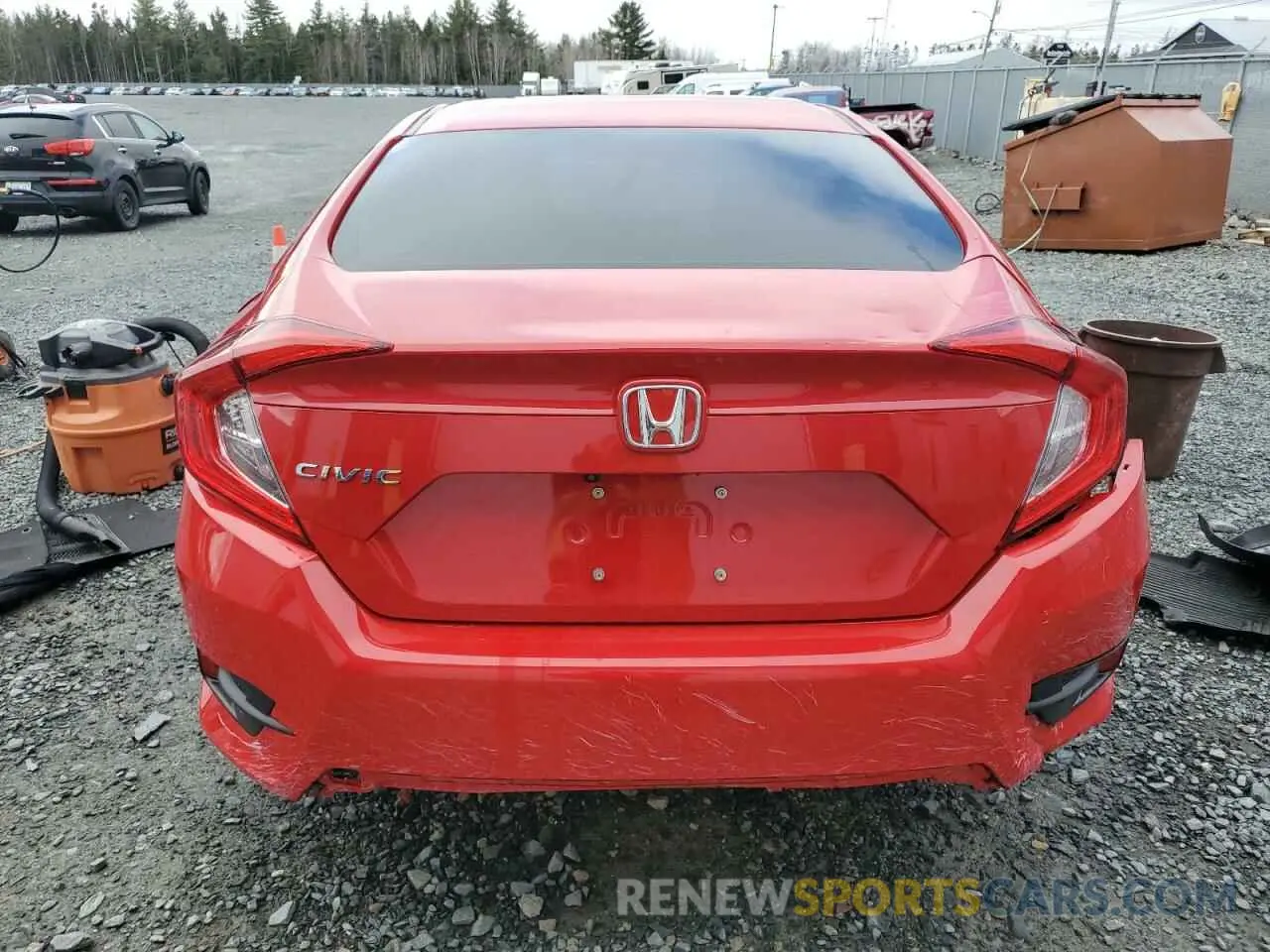6 Photograph of a damaged car 2HGFC2F54LH001959 HONDA CIVIC 2020