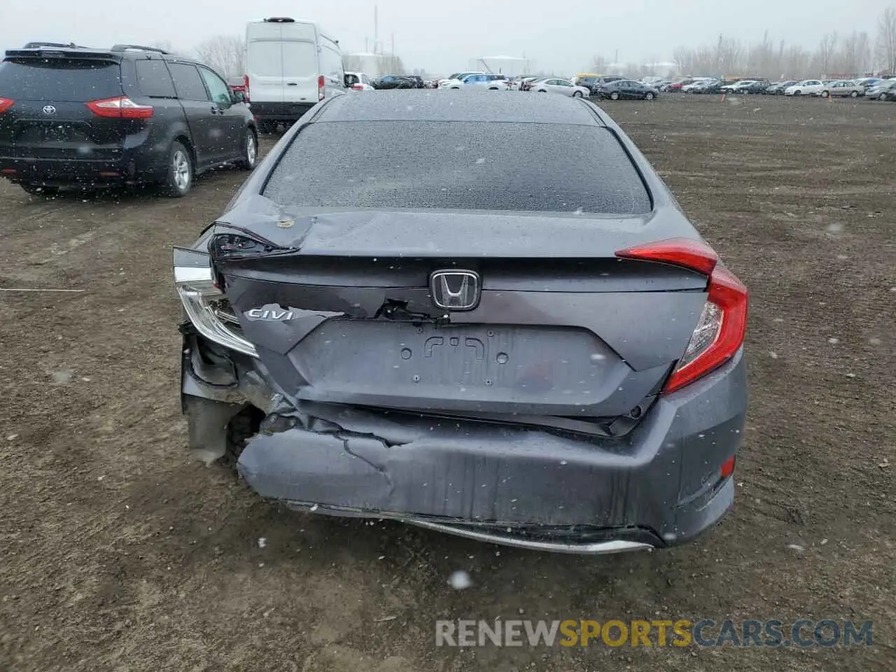 6 Фотография поврежденного автомобиля 2HGFC2F57LH033224 HONDA CIVIC 2020