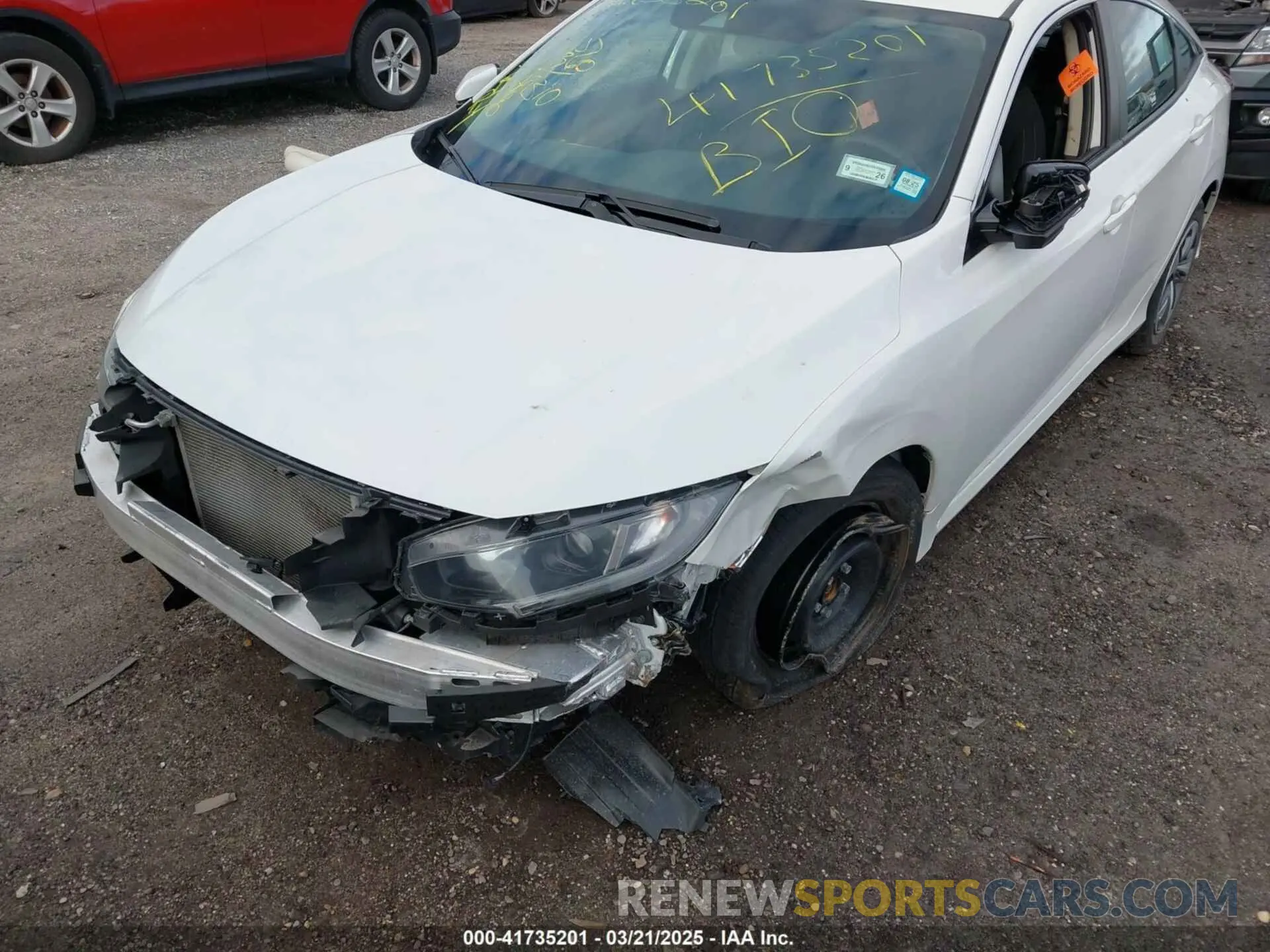 6 Photograph of a damaged car 2HGFC2F60LH524310 HONDA CIVIC 2020