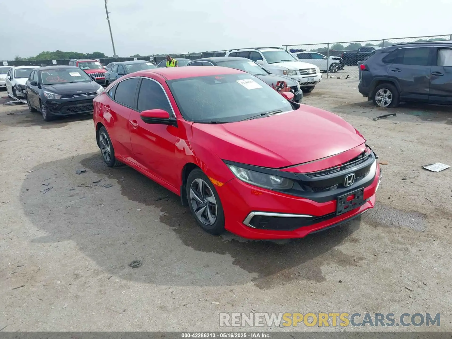 1 Фотография поврежденного автомобиля 2HGFC2F60LH524775 HONDA CIVIC 2020