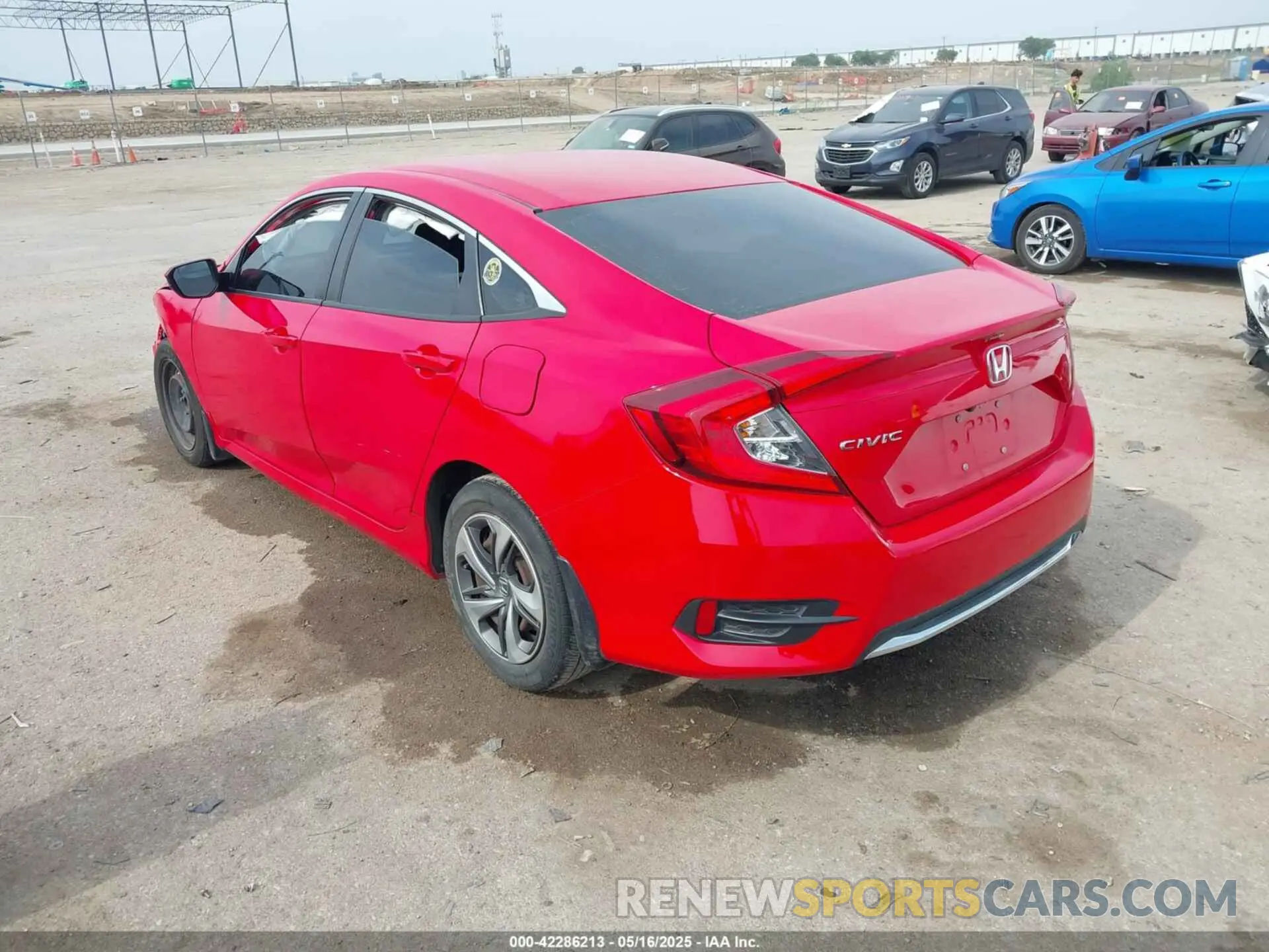 3 Фотография поврежденного автомобиля 2HGFC2F60LH524775 HONDA CIVIC 2020