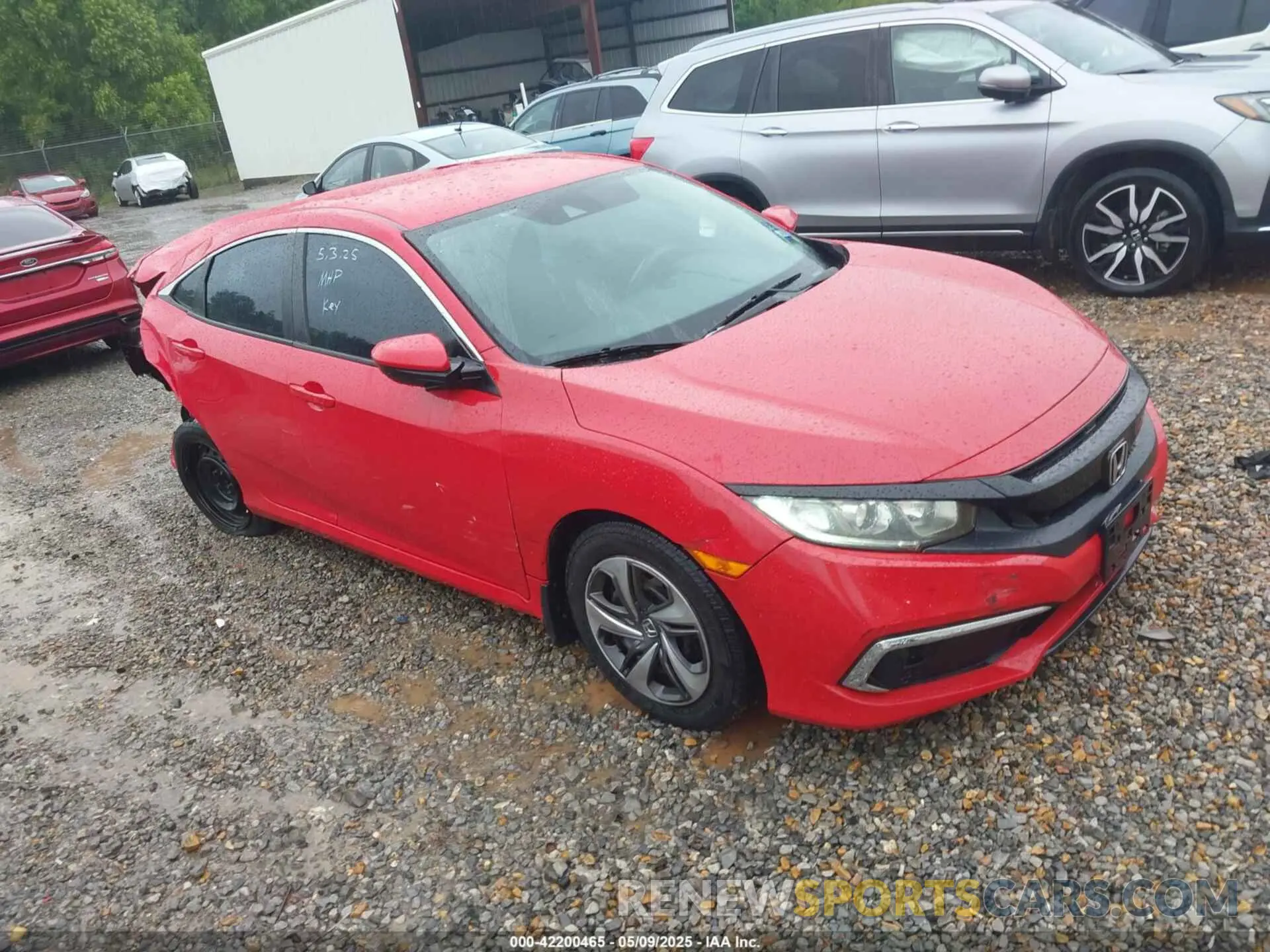 1 Photograph of a damaged car 2HGFC2F60LH537283 HONDA CIVIC 2020
