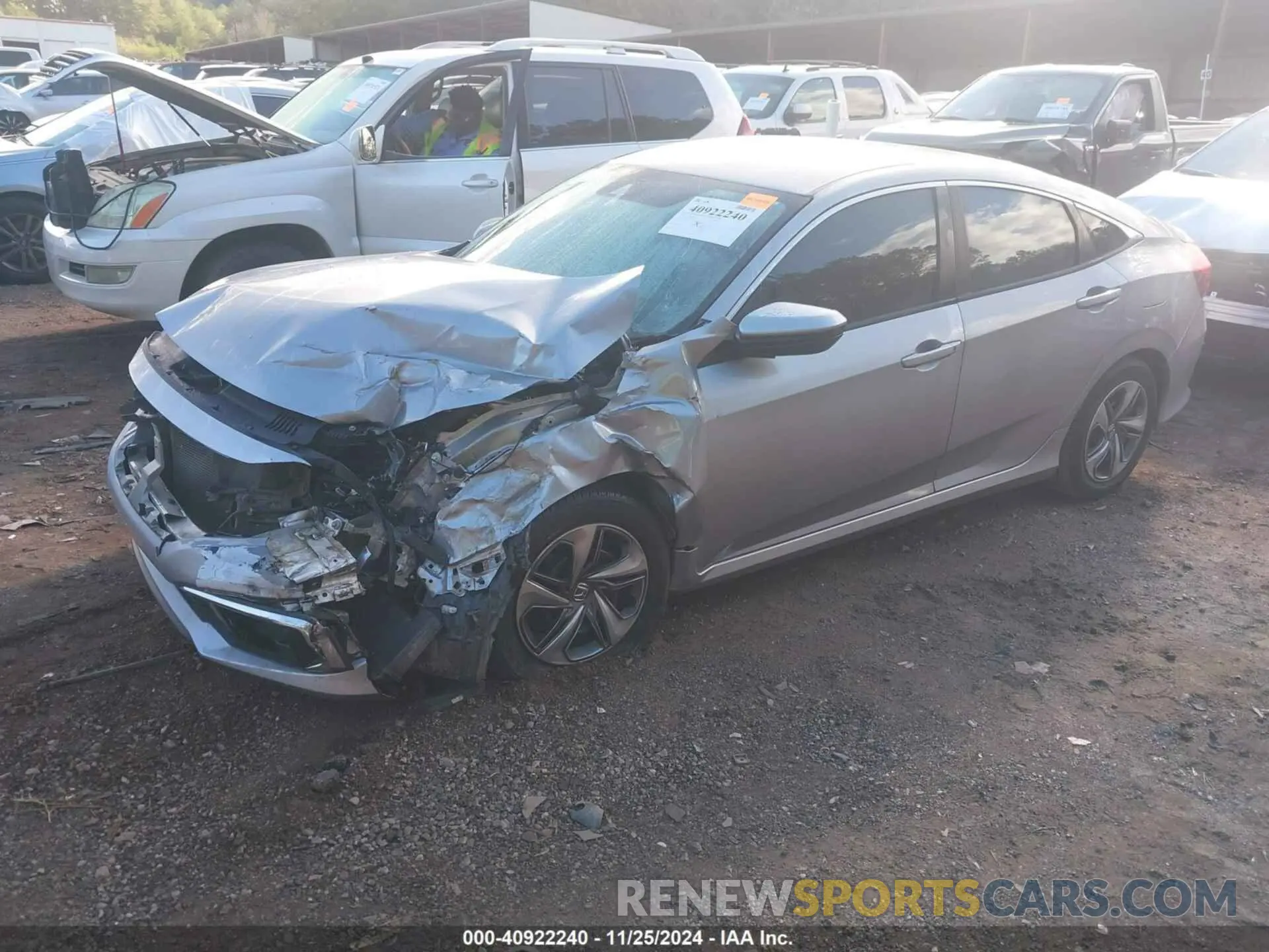 2 Фотография поврежденного автомобиля 2HGFC2F60LH549739 HONDA CIVIC 2020