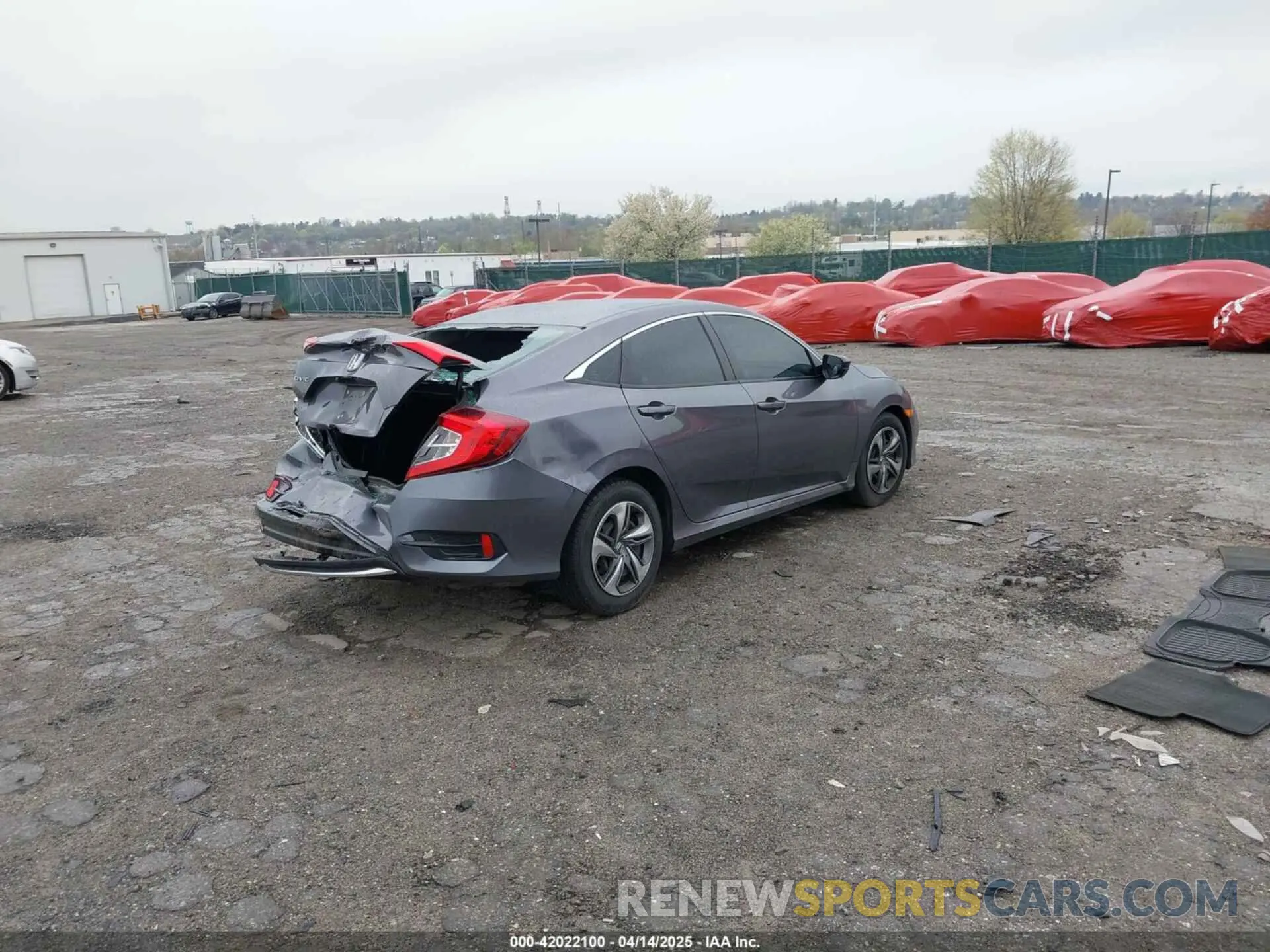 4 Photograph of a damaged car 2HGFC2F60LH601824 HONDA CIVIC 2020