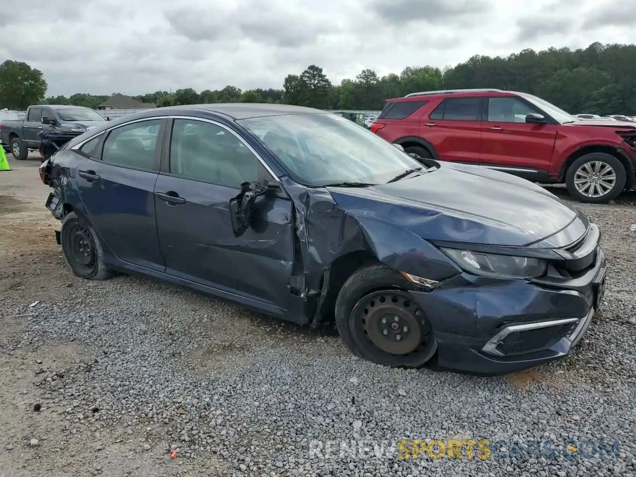 4 Photograph of a damaged car 2HGFC2F61LH538331 HONDA CIVIC 2020