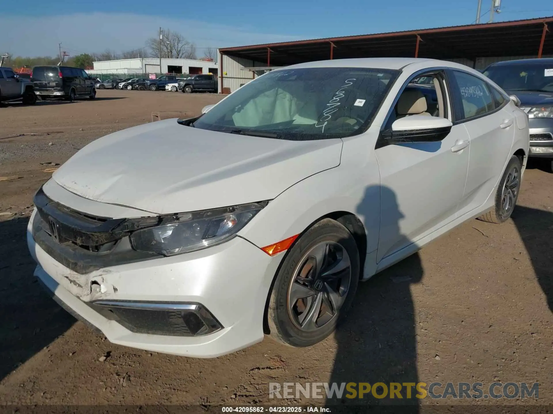 2 Photograph of a damaged car 2HGFC2F61LH568784 HONDA CIVIC 2020
